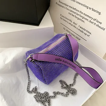 

Brand Original Design Texture Bag 2020 New Joker Diamond Portable Shoulder Bag Fashion Messenger Bag