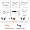 Ralferty Men Women's Glasses 2 In 1 Clip On Glasses Kit Round Magnet Sunglasses Anti UVA UVB Metal Eyeglass Frame Prescription ► Photo 3/6