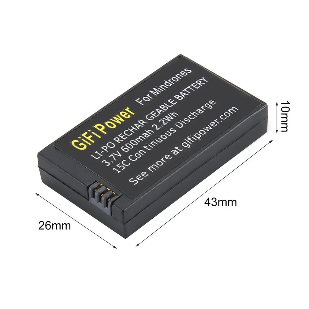 Новинка 3,7 V 600mAh Li-po аккумулятор с защитной схемой IC для мини дронов Parrot Jumping Sumo Mini Drone Rolling Spider