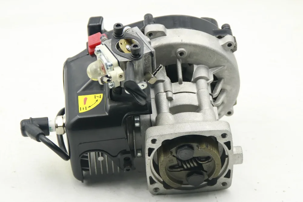 32CC 4bolts Engine with RUIXUN Carburetor, CMR7H Spark Plug Fit for 1/5 HPI ROVAN ROFUN KM BAJA Losi 5ive-T