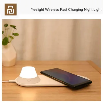 

YouPin Yeelight Wireless Fast Charger with LED Night Light Magnetic Attraction Fast Charging For iPhones Huawei