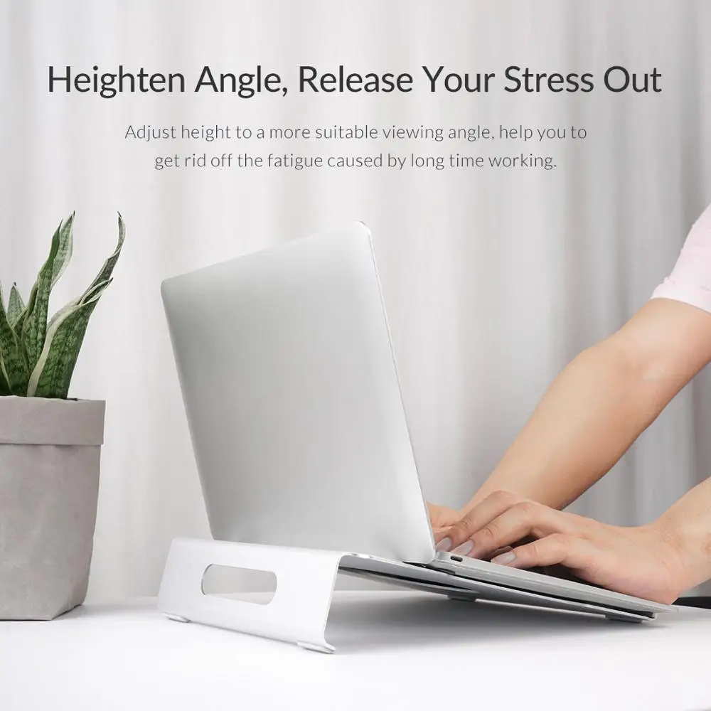 ORICO Folding Portable Laptop Stand Holder Viewing Angle/Height Adjustable Quality Aluminum Alloy B