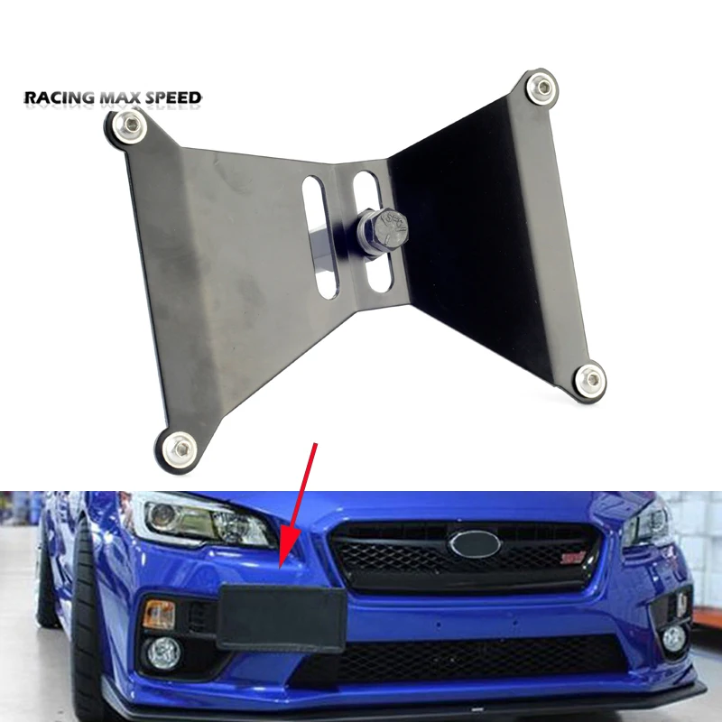 Front Bumper Tow Hook License Plate Mount Bracket Holder for 13-on Toyota  GT86 for Subaru BRZ for Scion FR-S For 15-on WRX STI - AliExpress