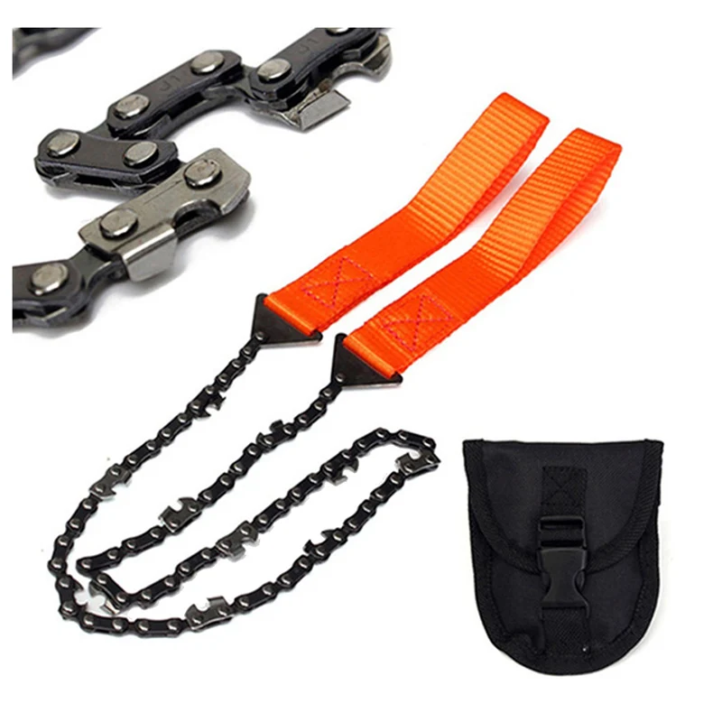 Camping Tools Garden Tools Survival Hand Zipper Saw Handsaw Wood Cutting Tool Handheld Chains Saw Wire Saw Emergency Saw 6