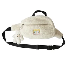 Дизайн, женская сумка-мессенджер, модная однотонная кашемировая нагрудная сумка из овечьей шерсти, многофункциональная сумка для мобильного телефона, сумочка для монет