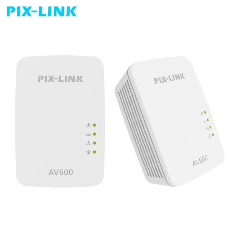 PIXLINK AV600 Powerline Ethernet адаптер Homeplug для маршрутизатора Plug & Play энергосберегающий Nano (LV