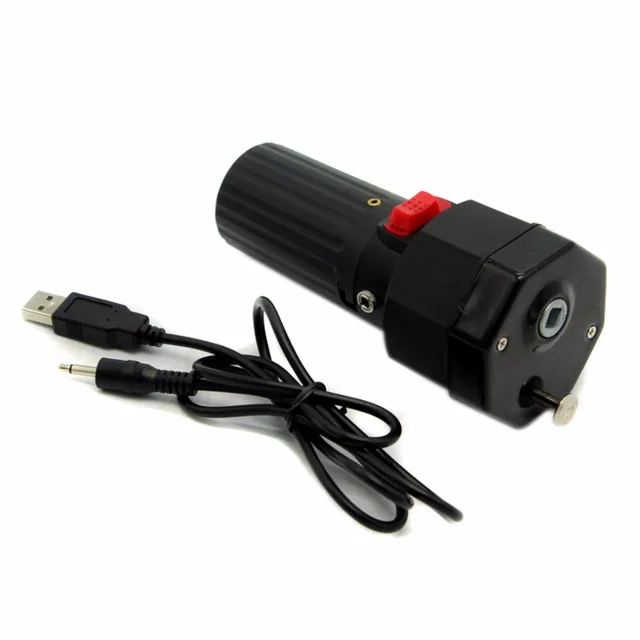 Frissített Barbecue Rotisserie Rotátor Grill Motor Bbq Sült Tartó W/ Usb