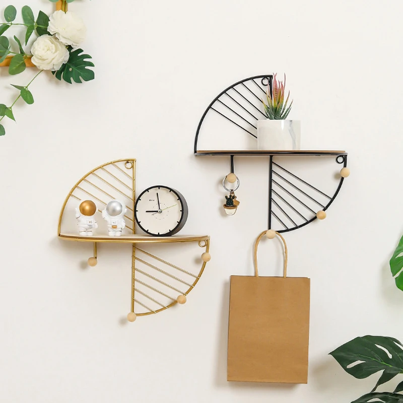 Creative Hexagon Wall Shelf - Image 4