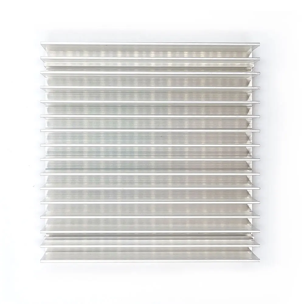 2PCS 100x100x13mm LED Radiator 100mm Square Aluminum Heatsink Cooling Board for LED Light Radiating Plate 10cm