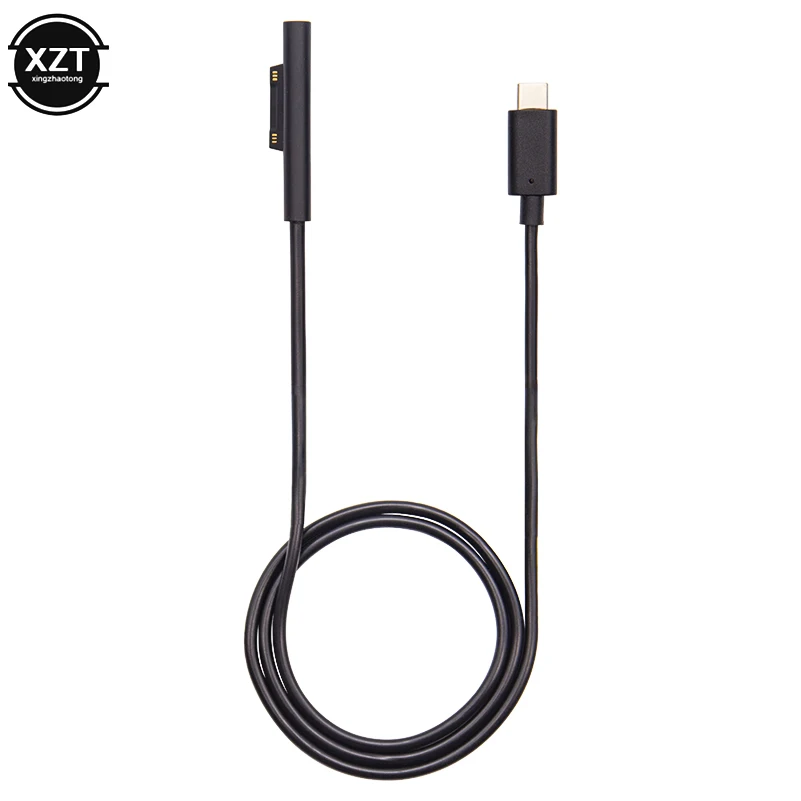 Зарядное устройство USB Type C 15 В 3 А Кабель адаптер для зарядки Microsoft Surface Pro 6 / 5 4/3 150