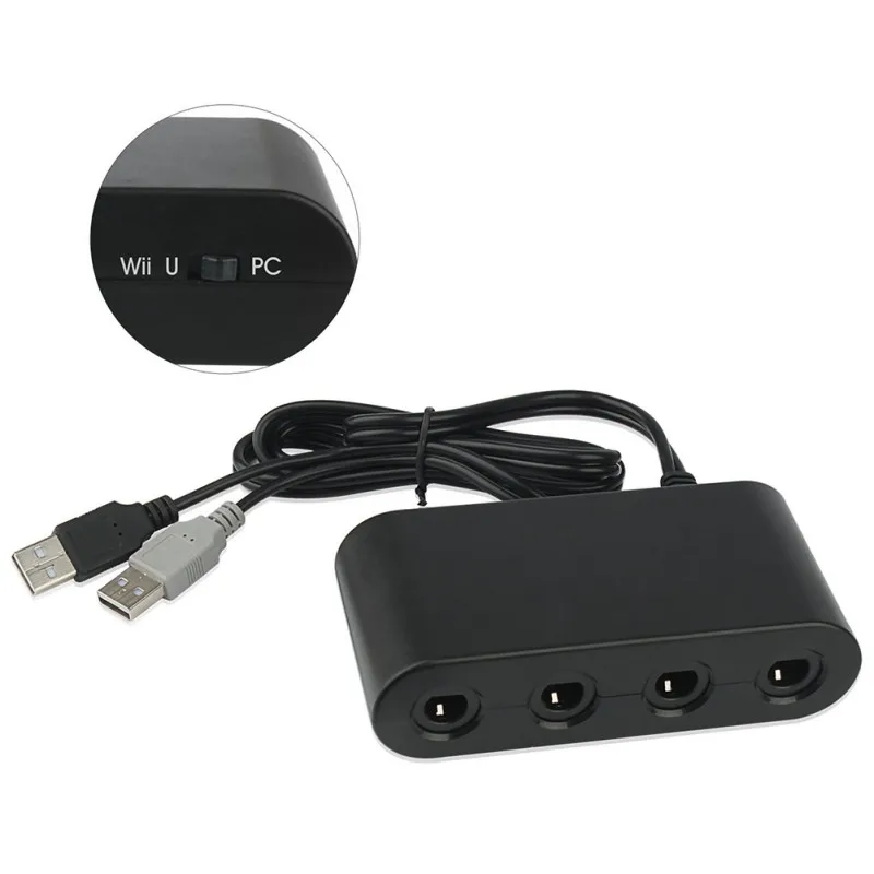 4 порта контроллера GameCube GC для USB адаптеров для nintendo Switch/forWii U/для ПК игровые аксессуары