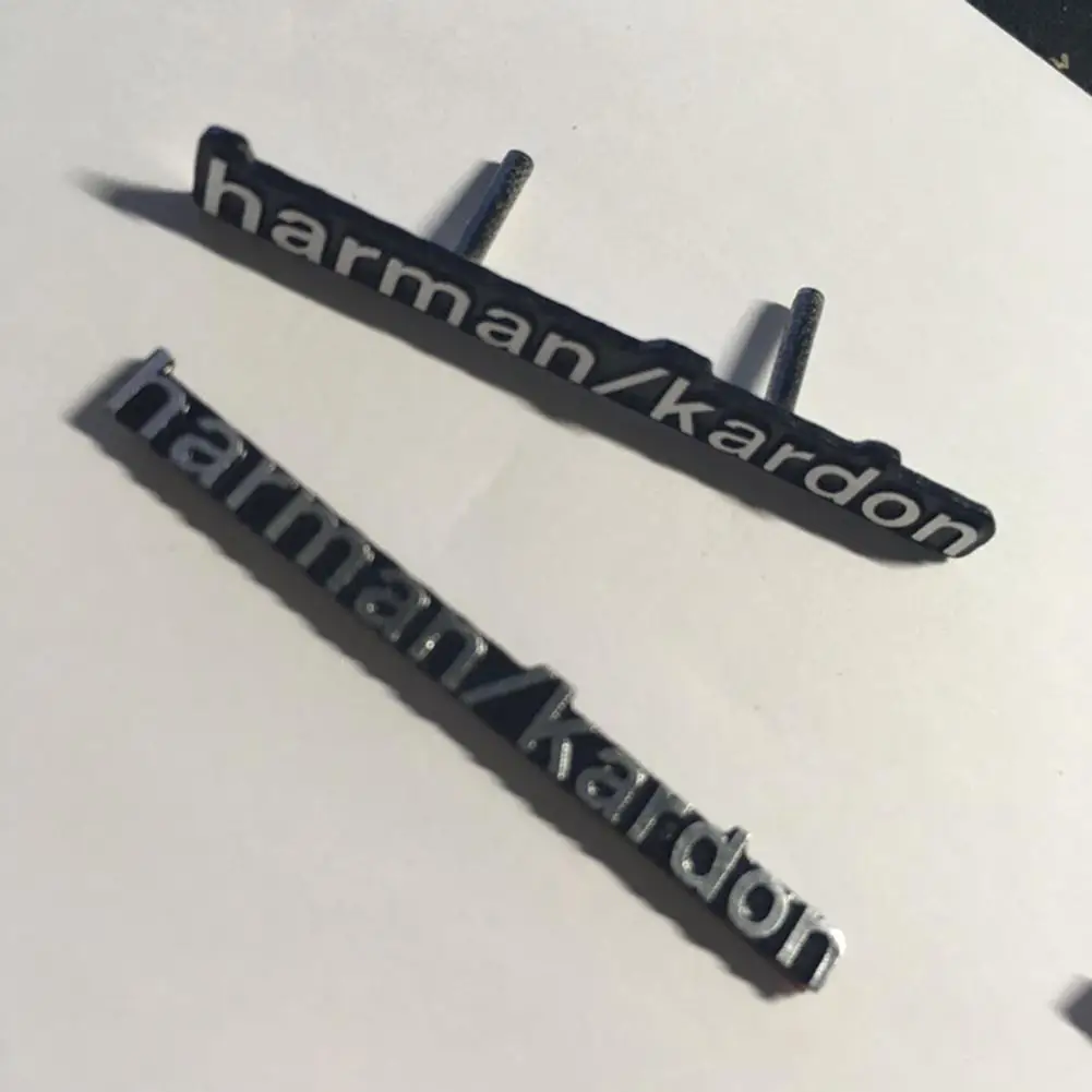 3D Алюминий harman/kardon логотип Hi-Fi автомобильный динамик аудио динамик значок эмблема с 2 контактами новое поступление
