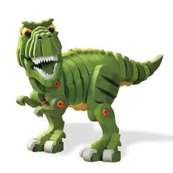 63 шт. + 5 видов динозавров пластиковые игрушки для игр маленький тираннозавр Интерактивная модель DIY сборки игрушки для детей прекрасные