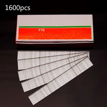 

1600pcs F15/F20/F25/F30 Straight Brad Nails For DIY Home/Gardening Woodworking High Quality Carbon Steel, Galvanized Coated