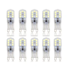 10 X G9 5W LED Dimmable Capsule Bulb Replace Light Lamps AC220-240V, Warm white