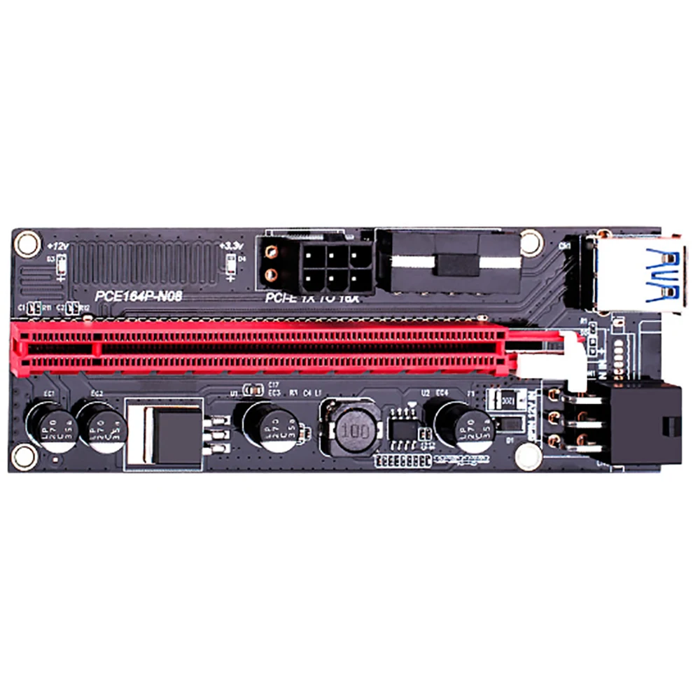 USB 3.0 PCIE cable de extensión Riser Ver 009S expreso 16X 6 cable de ali ación Pin 