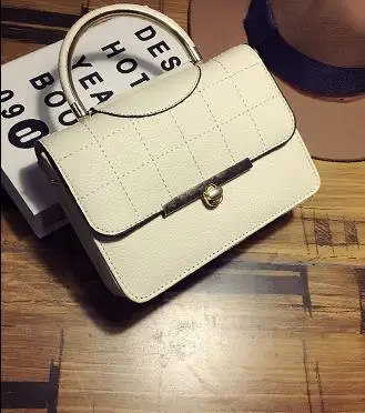 

Wechat Business 2017 New Style Spiraea Turnlock Handbag Popular Shoulder Bag/ Hand Bag WOMEN'S Bag Circular Ring