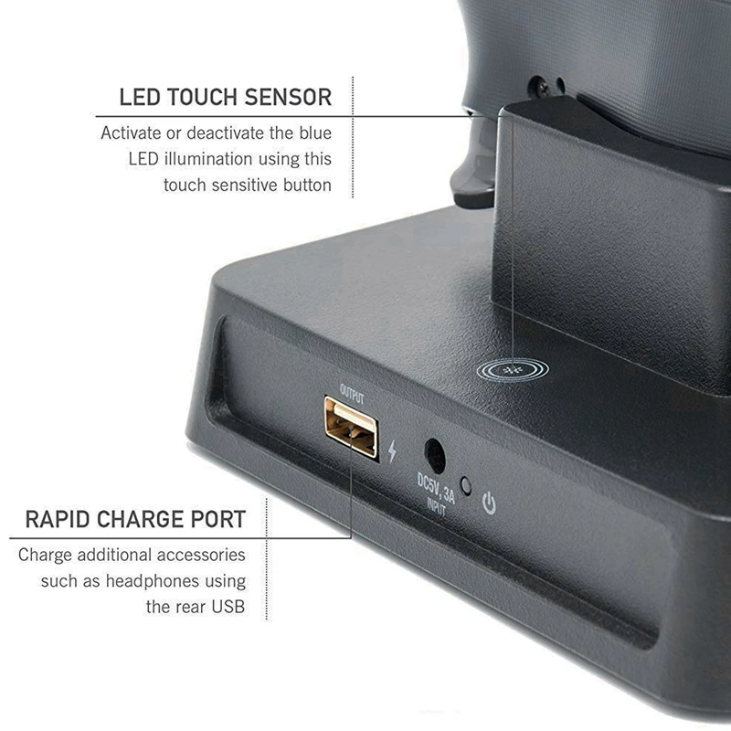 Подставка для зарядки Psvr для Ps Move Ps4 контроллер Psvr гарнитура витрина для хранения и джойстик зарядная док-станция(Eu Plug