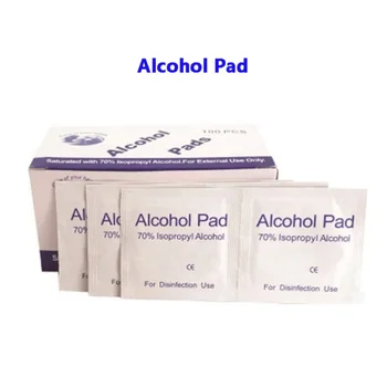 

100pcs/pack Medical Disinfection Portable Cleaning Hand Wipes Skin Toys Cleaning Health Care Disposable Alcohol Prep Pad