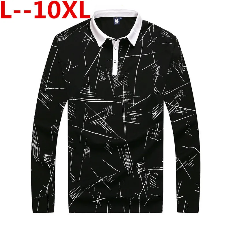8XL 7XL 6XL Повседневная Деловая Мужская рубашка с длинным рукавом мужская полосатая