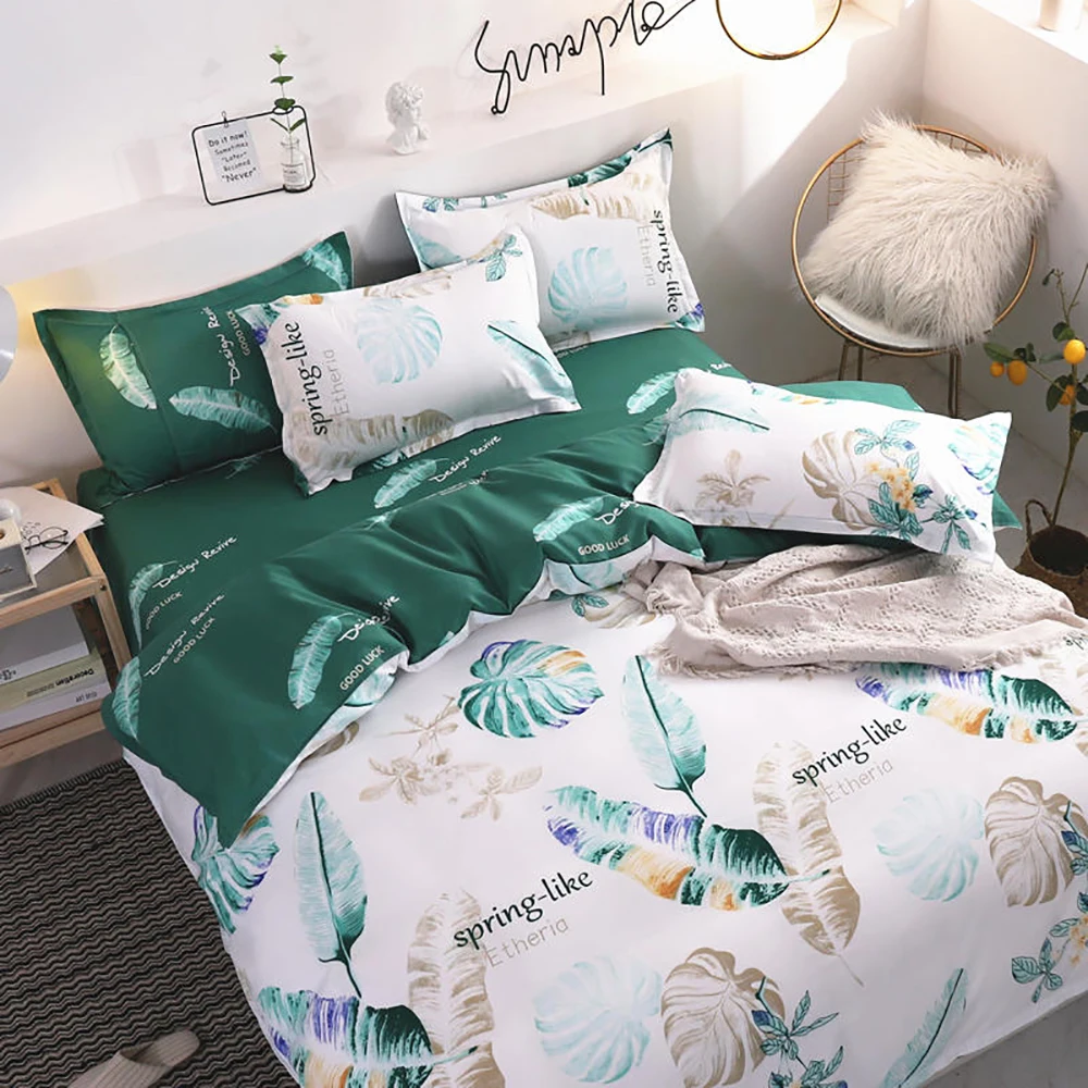 Red Bedding Set Набор постельных принадлежностей thumпостельные принадлежности в мелкий горошек, одинарный Классический Простой пододеяльник, желтый, белый, королева, король, полный, двойной, уникальный дизайн, Комплект постельного белья - Цвет: Red Bedding Set