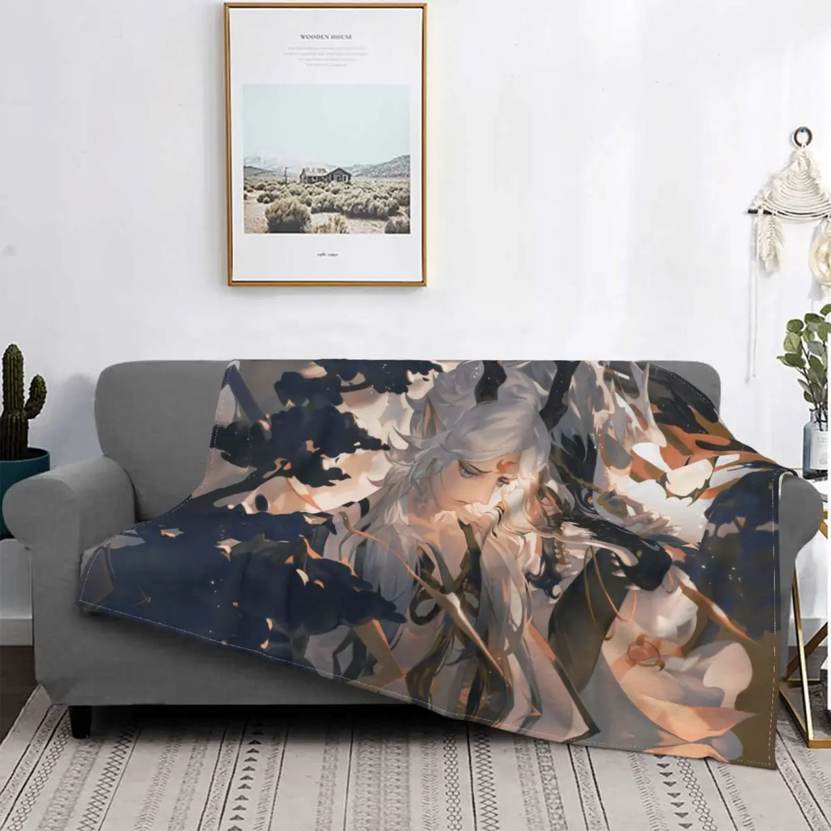 

Аниме Junge Onmyouji Youen Emaki Flanell Werfen Decken Onmyoji Decke для дома музыкальный ультра-вэйчэнь Бетт Teppich