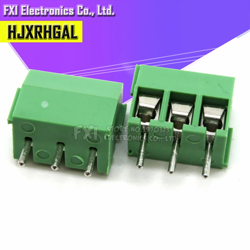 1000 шт. KF301 KF128 KF126 KF3.96 KF3.5 2P 3P 5 мм/3,5 мм/2PIN 3PIN клеммный винт клеммный соединитель
