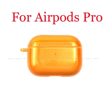 

Candy Color Bluetooth Earphone Case For Airpods Pro 2019 Hard PC Transparent Earphone Clear Case For Apple AirPods 3 Accessories
