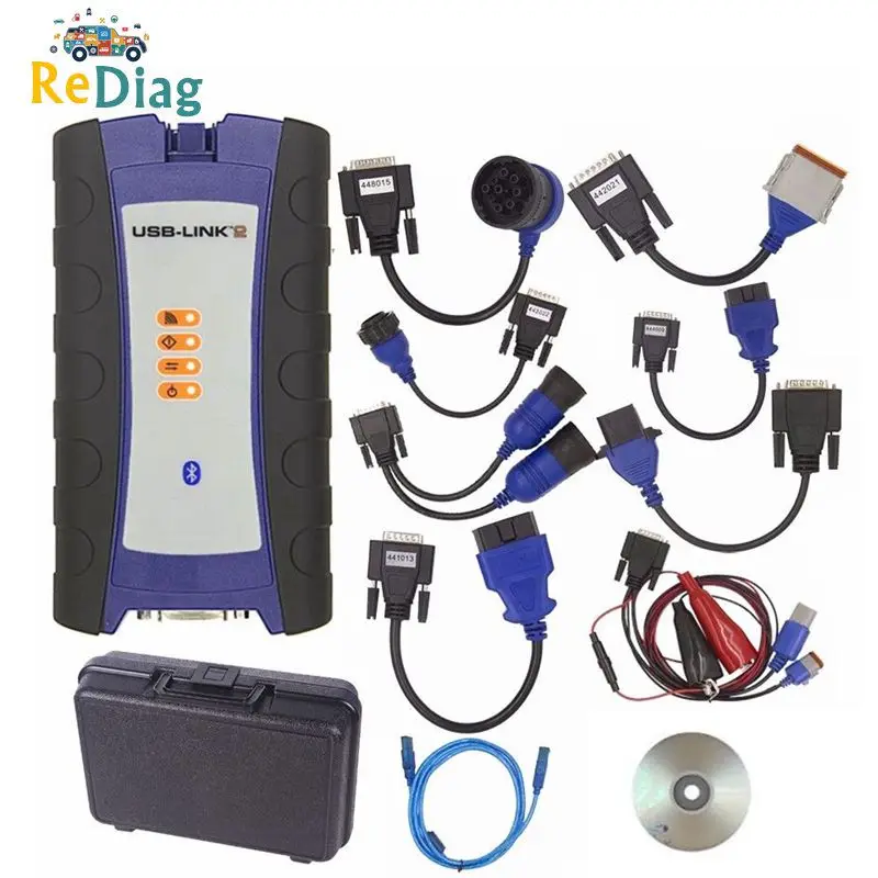 

NEXIQed 2 125032 USB Link Truck Diagnose NEXIQed USB Link with All Installers Nexiqed2 USB/Bluetooth Optional Heavy Duty Scanner