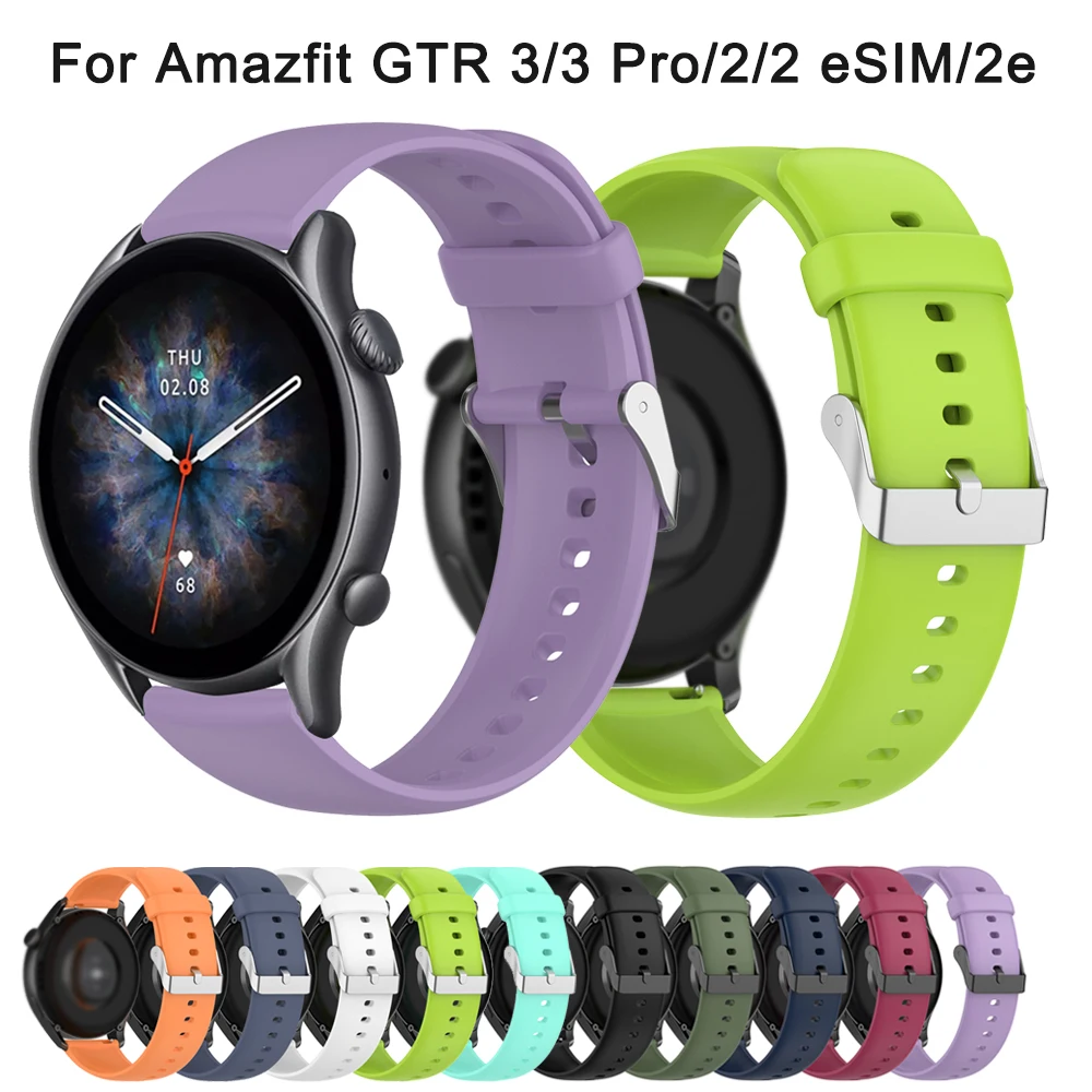 Silicone Band for Amazfit GTR 3 2 eSIM 