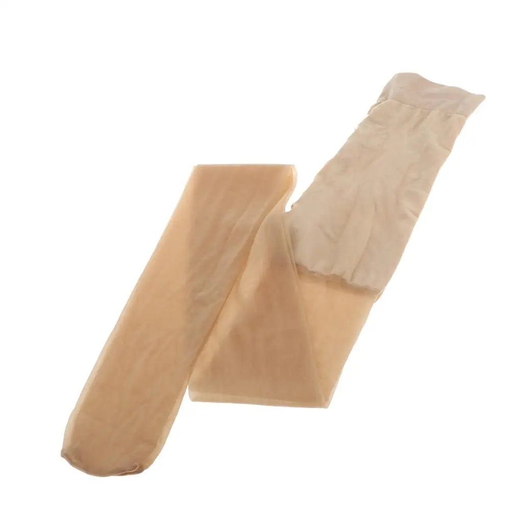 Womens Ultra Thin Pantyhose Leggings 20D Control Top Stretch Tight Black/Natural