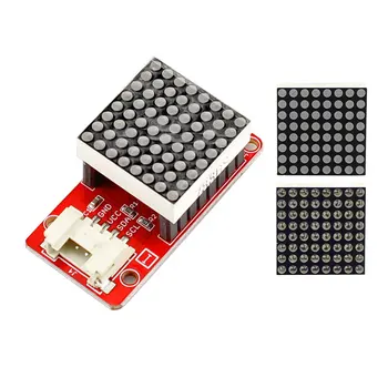 

Elecrow Electronic Kit 64 Individual LEDs Crowtail LED Matrix 2.0 Module 8*8 LED Matrix with HT16K33