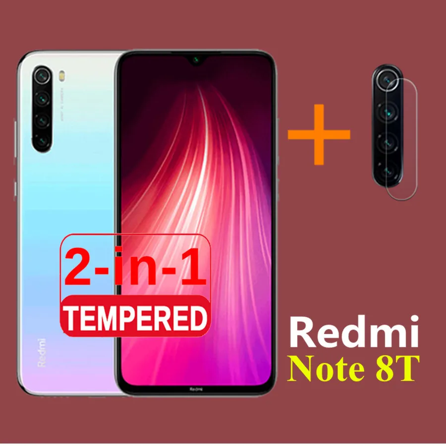 2 в 1 Защитное стекло для Xiaomi Redmi Note8t/Notes 8 t/t8|Защитные стёкла и плёнки| |