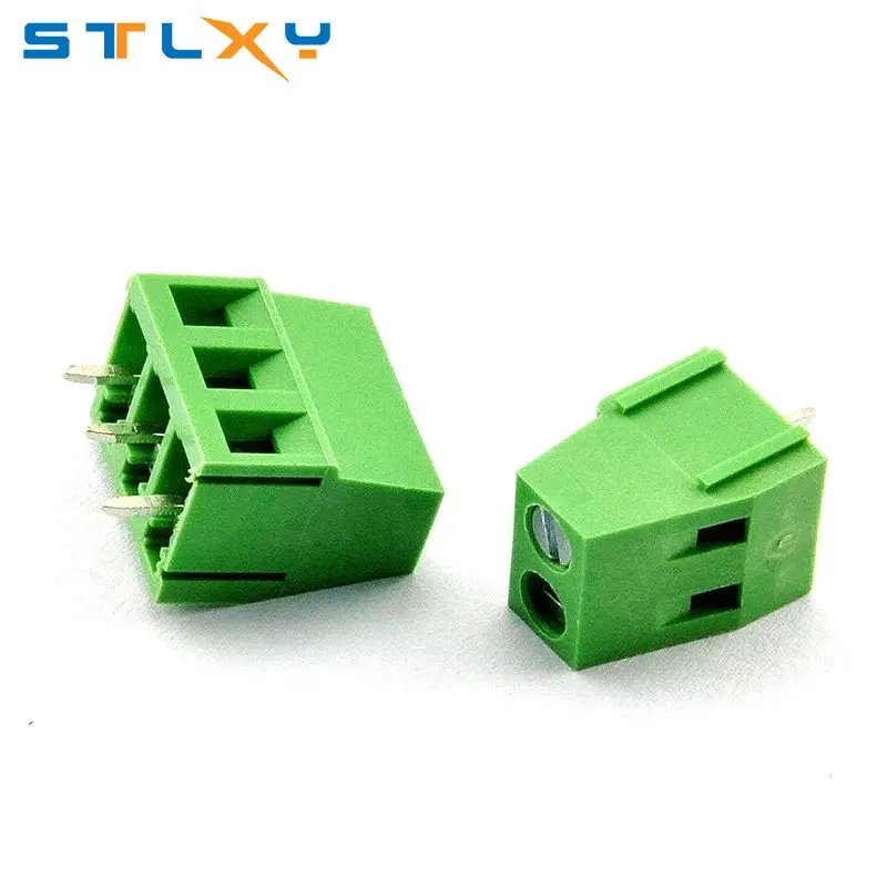 10PCS/LOT Terminals KF128-5.08-2P/3p KF128-2P 300V 10A Screw 2Pin 5.0mm Straight Pin PCB Screw Terminal Block Connector 22-12AWG