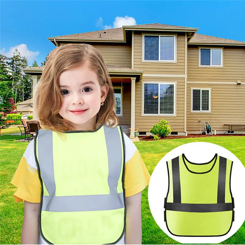 Kids Reflector Vest For Outdoor Night Activities Or Construction Worker Costume #2L25 (4)