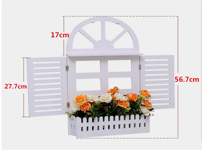 Декоративные полки с окошком для гостиной Европейский настенный Декор настенная полка настенный Декор