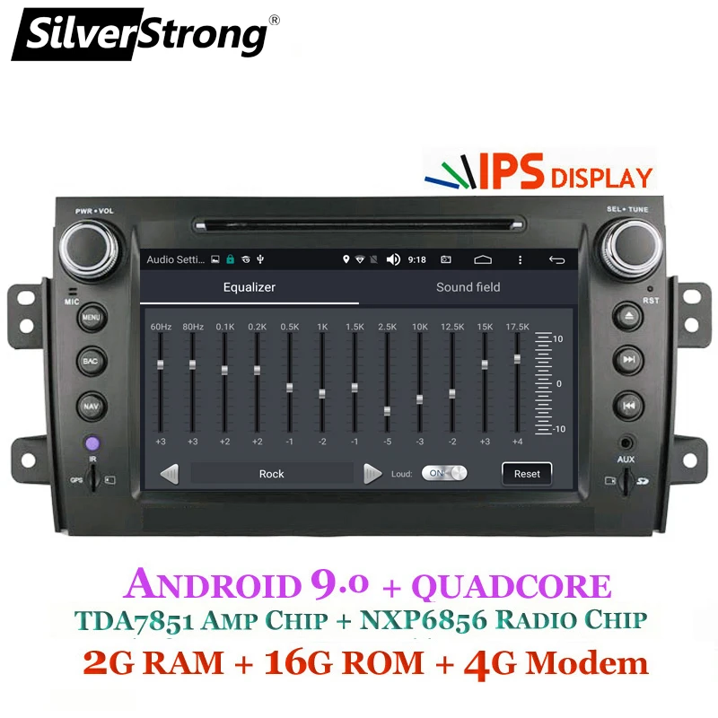 Discount SilverStrong 8inch IPS Matrix 2Din Android Radio Car DVD For SUZUKI SX4 MP4 MP3 Radio for FIAT Sedici Navitel GPS Navi 2