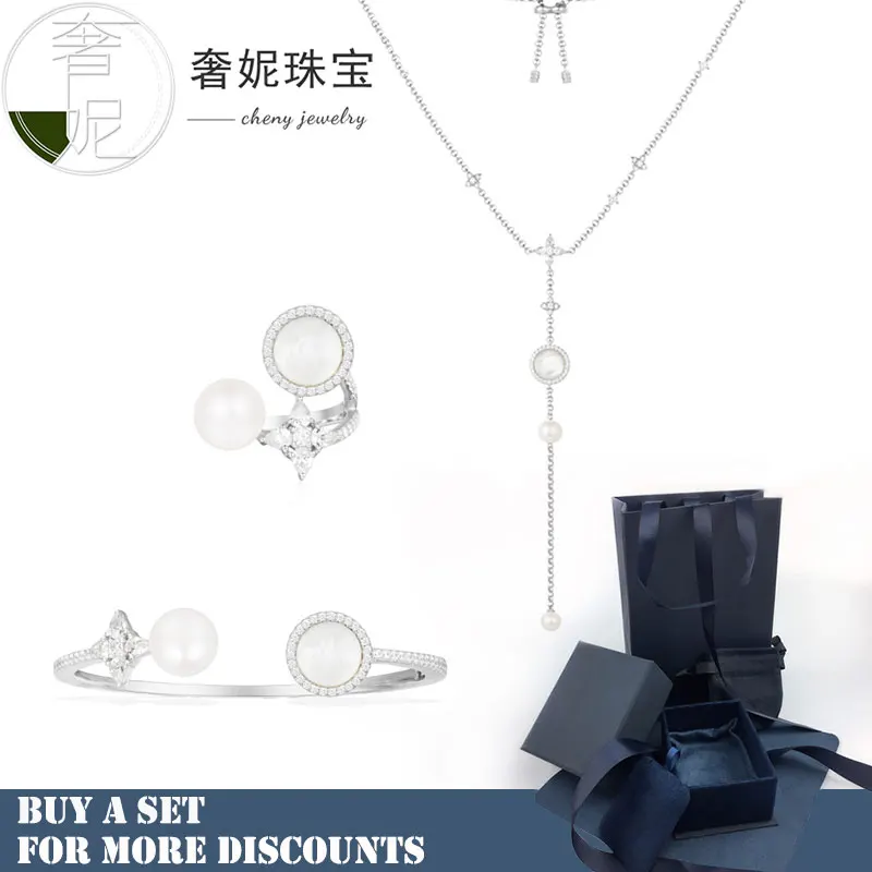 

cheny s925 sterling silver eternelle series fashion jewelry set decoration for womens wife girlfriend gift
