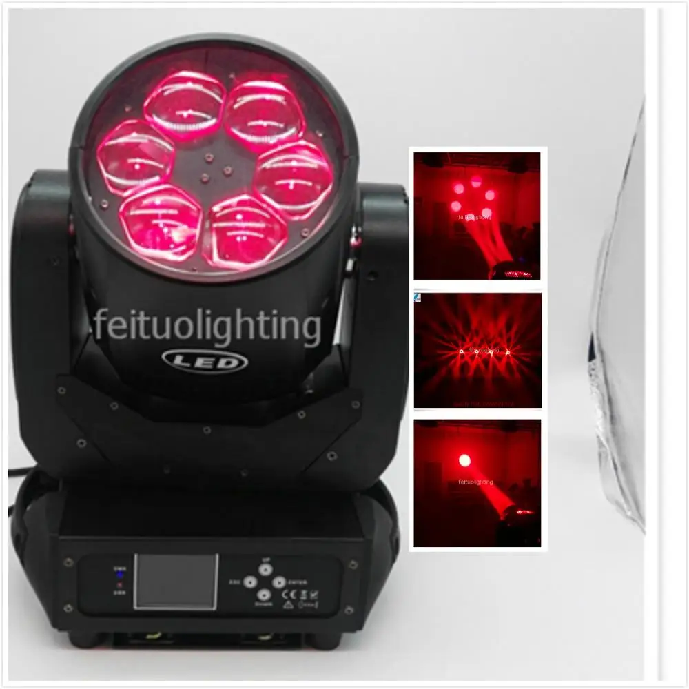 

2pcs Lyre Beam 6*40w Rgbw Quad Bee Eye Zoom Moving Head Dj Stage Light