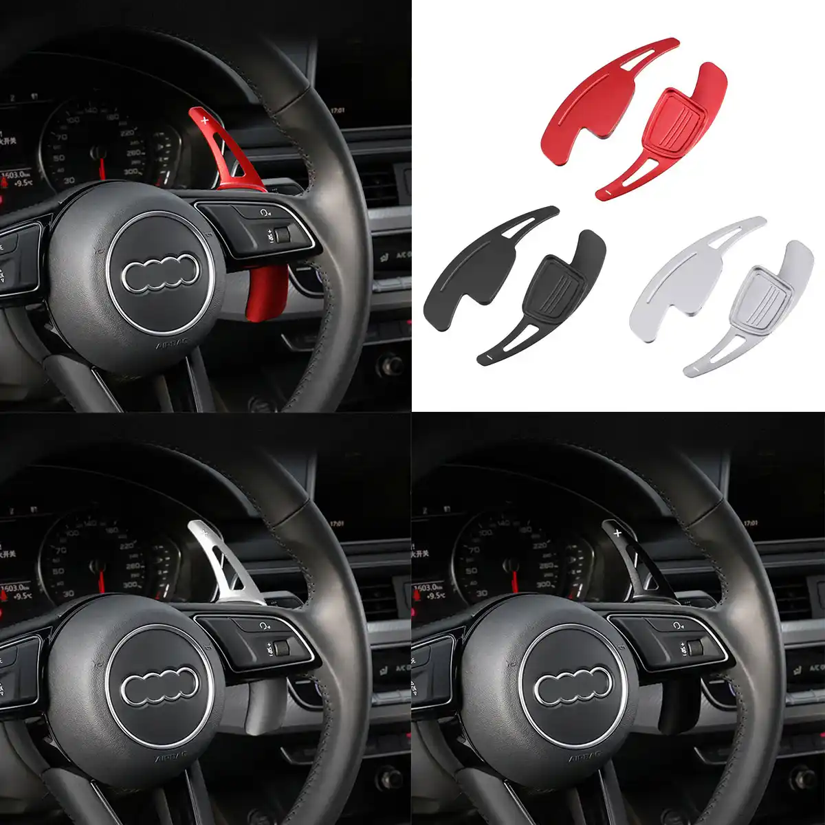 TT TTS S RS q In puro carbonio quadro oltre ad ascoltare tutte shift paddle AUDI NEW 2015-2018 a4 a6 a5