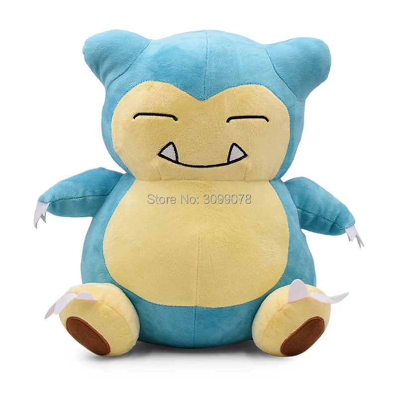 Hitmonlee Geodude Snorlax scepile zeroora Gyarados Gastly Raticate Lickitung Kangaskhan Swampert Vileplume плюшевая игрушка кукла малыш - Цвет: 30CM Snorlax