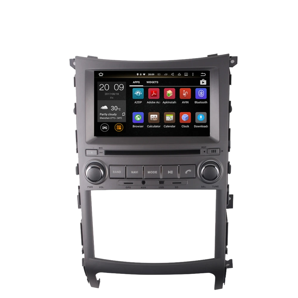 Автомагнитола на Android 10 0 для HYUNDAI VERACRUZ/IX55 2006-2017 с GPS-навигацией мультимедийным