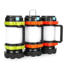 Походный светильник светодиодный светильник для кемпинга USB Перезаряжаемый флэш-светильник с регулируемой яркостью Точечный светильник рабочий светильник водонепроницаемый поисковый светильник аварийный фонарь