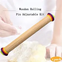 Скалка деревянные инструменты для выпечки толщина шкала Регулируемый набор дисков wayek do ciasta#2D18