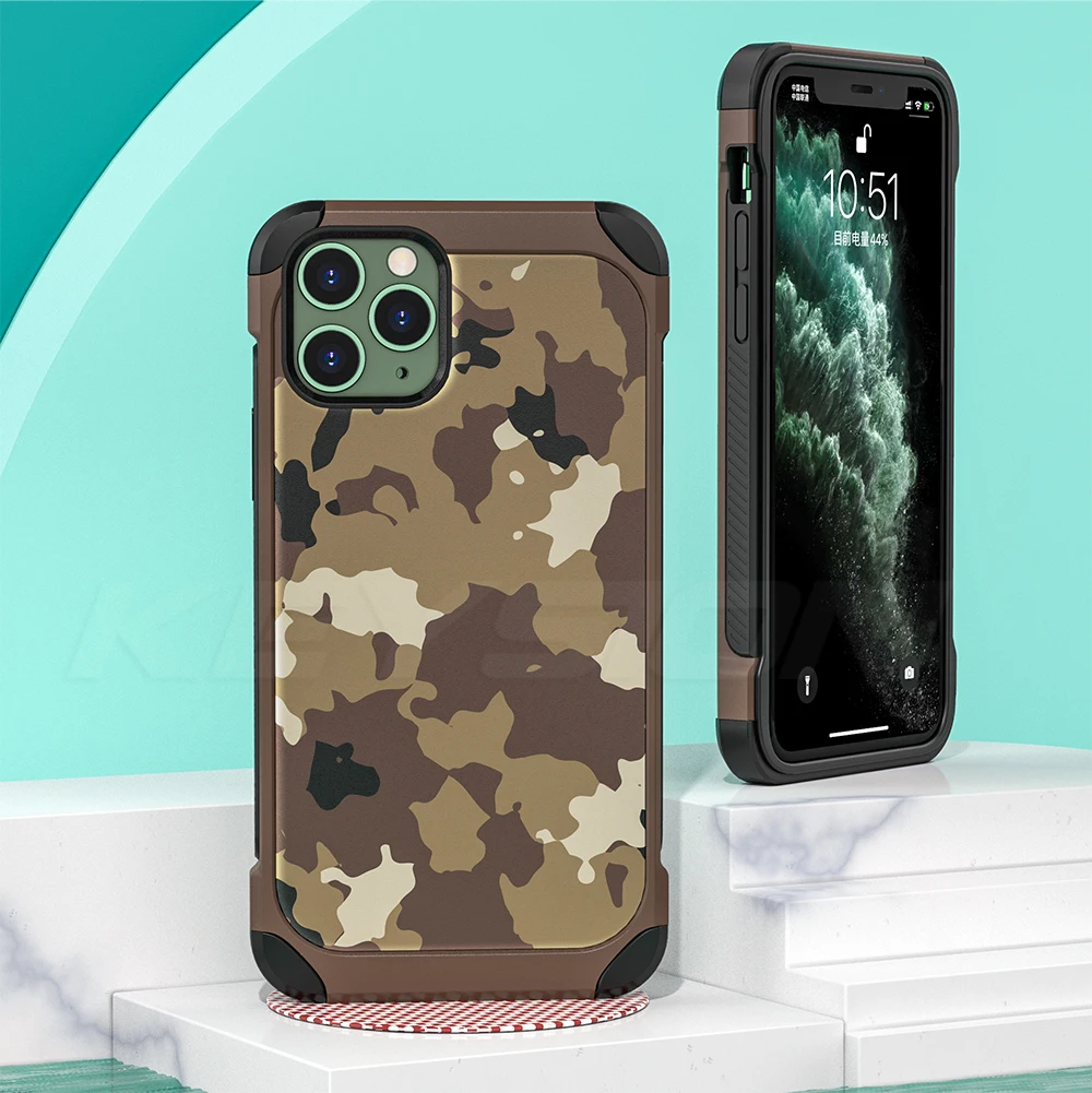 KEYSION камуфляж противоударный чехол для iPhone 11 11 Pro Max Камуфляж Анти-падение силиконовый чехол для телефона для iPhone 11 Pro Xs Max XR
