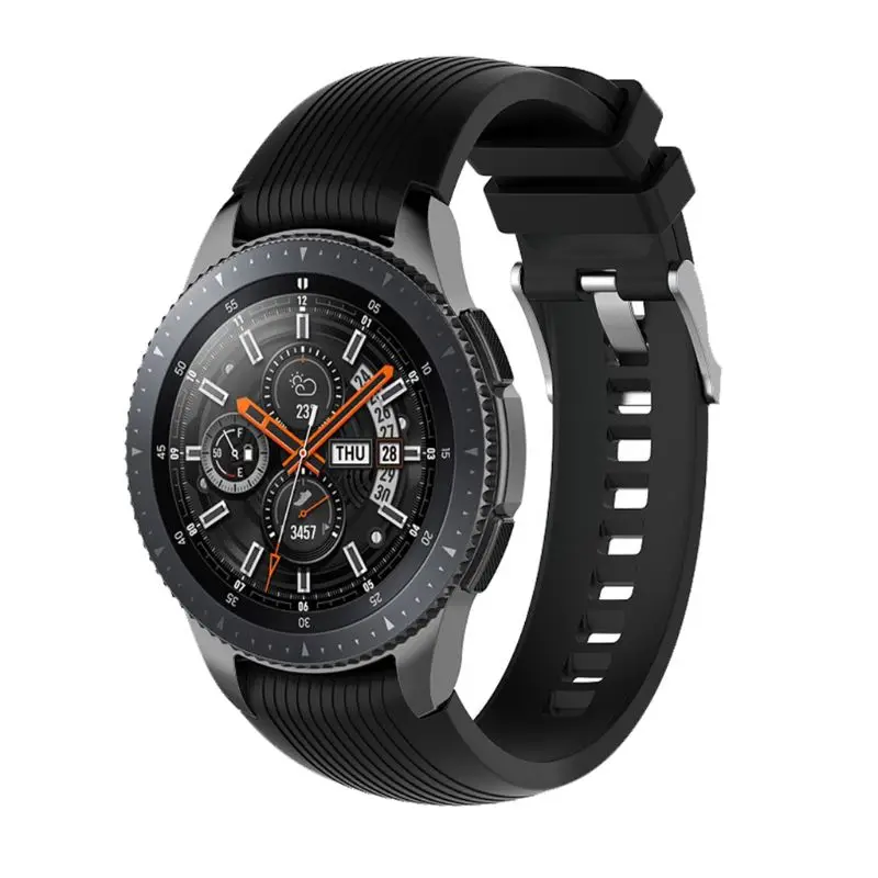 22mm Sports Wrist Strap Silicone Watch Band for Sam-sung S3/Ga-laxy Watch 46mm for smart watch