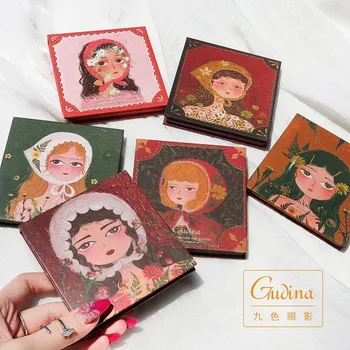 

GUICAMI Genuine 9-color Eye Shadow Pearlescent Waterproof 9-color Eye Shadow Palette Long Lasting Matte Eye Shadow