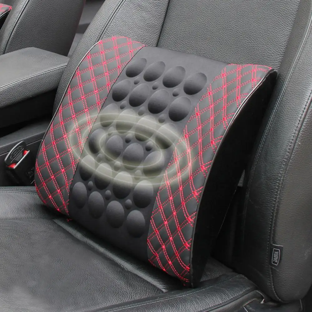 Back Pillow Car Seat Back Support Electric Massage Lumbar for Car