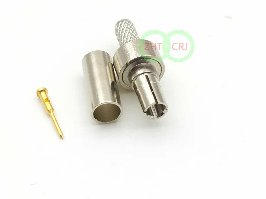 100 шт. обжимной разъем crc9 для коаксиального кабеля g316 rg174 lmr100|connector crimp|connectors for