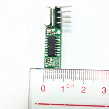 

1 Set 433Mhz RF Superheterodyne Receiver Transmitter Module Kit With Antenna H55F